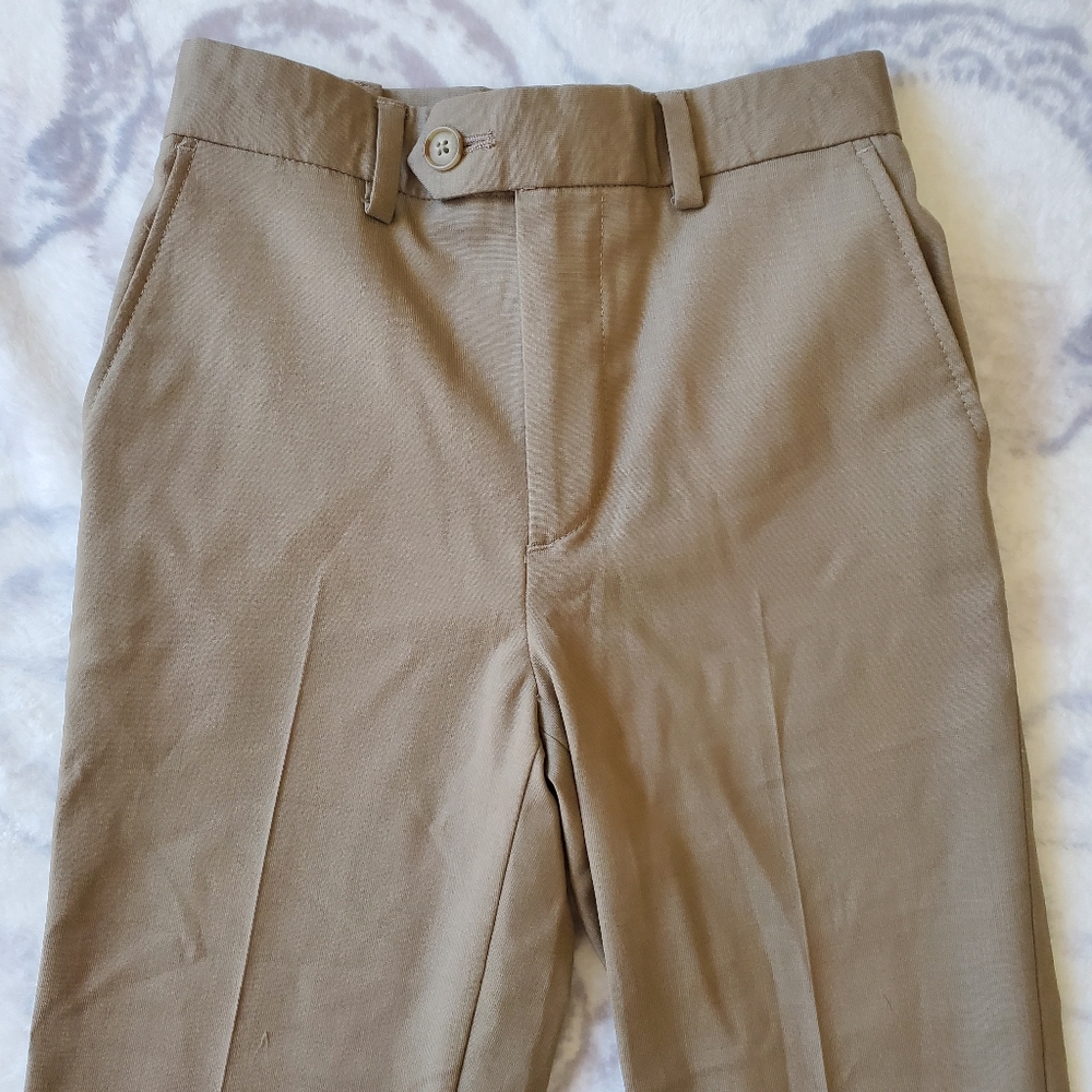 Girl's slacks in muted green - Picture 6 of 10